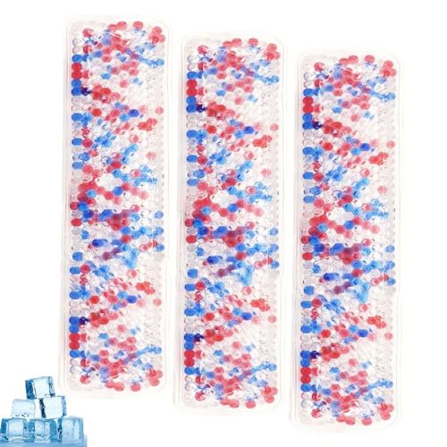 Perineal Cooling Pad, Postpartum Cold Packs Gel Bead Ice Pack Cold Therapy for Women After Pregnancy and Delivery, 2 Ice Pack and 3 Cover (Multicolor Large)