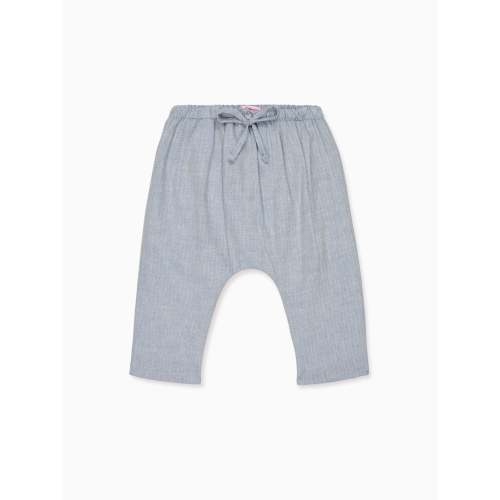 Dusty Blue Alex Baby Trousers - 6 months