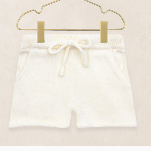 Knit Shorts - Ivory
