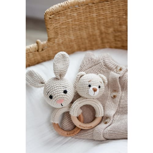 Handmade Bear Rattle || Teddy Bear || Bear Amigurmi || Baby shower gift || gift basket ideas || amigurmi || baby gift ideas