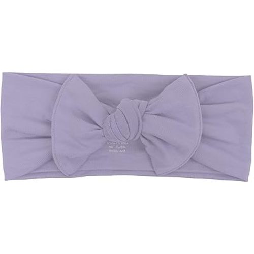 KYTE BABY Rayon Made From Bamboo Bow, (0-3 Months, Taro)