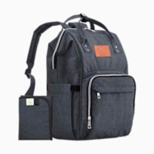 KeaBabies Original Diaper Backpack - Mystic Gray