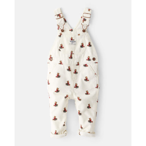 Baby Bear Corduroy Overalls - Cream - OshKosh B'gosh | Carter's