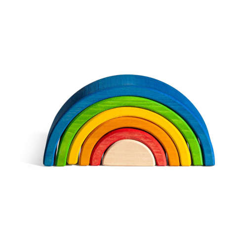 Small Wooden Rainbow Stacker | Maison Rue