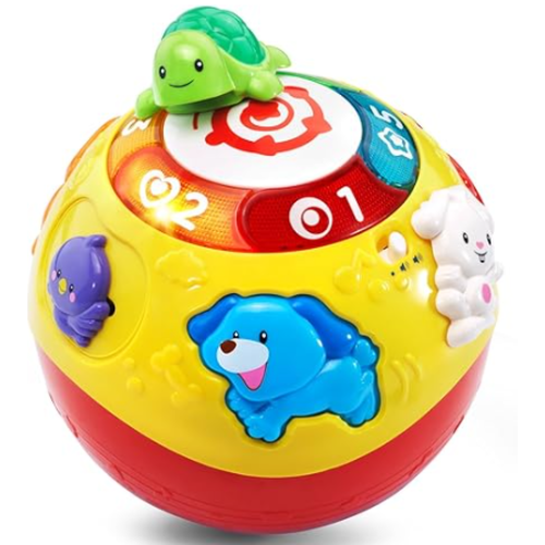 VTech Wiggle and Crawl Ball, Purple