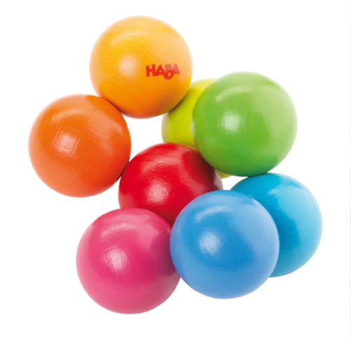 Haba wooden beads clutching toy