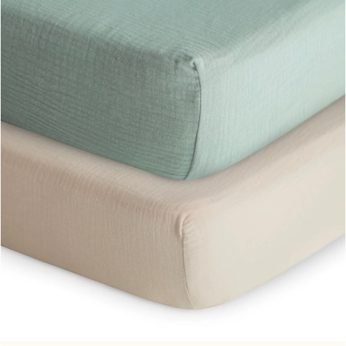 Extra Soft Muslin Crib Sheet - 2 Pack