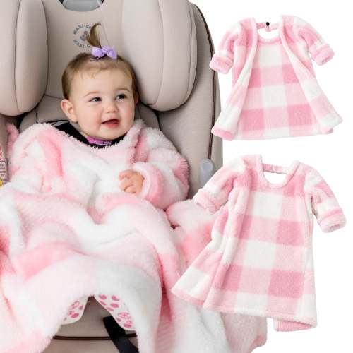 Cozy Car Seat Blankies | Sizes 0/24M -6/8Y