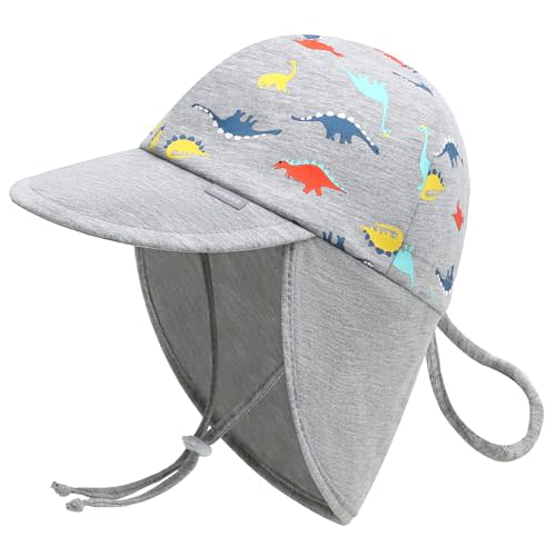 Duoyeree UPF 50+ Baby Sun Hat with Ear and Neck Protection - Toddler Beach Hat for Boys & Girls - Ideal for Summer Fun
