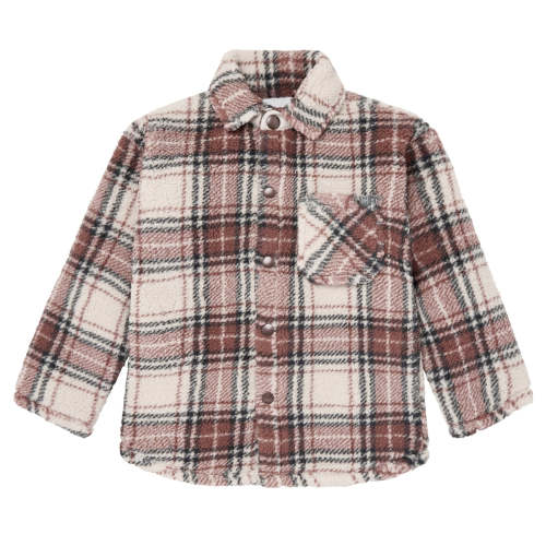 Baby Boys Gray and Brown Plaid Sherpa Jacket – Gerber Childrenswear
