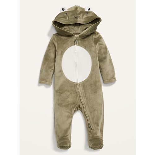 Unisex Frog Footed One-Piece for Baby