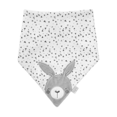 SARO Alpaca Gray Baby Bib: Soft, Absorbent, & Waterproof (0-12 Months)