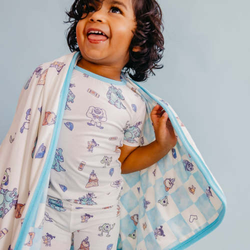 Three-Layer Quilt - Monsters, Inc. Medley