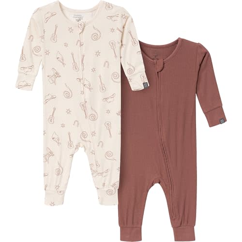 Modern Moments by Gerber Baby Viscose 2-pack Footless Tight Fitting Pajamas
