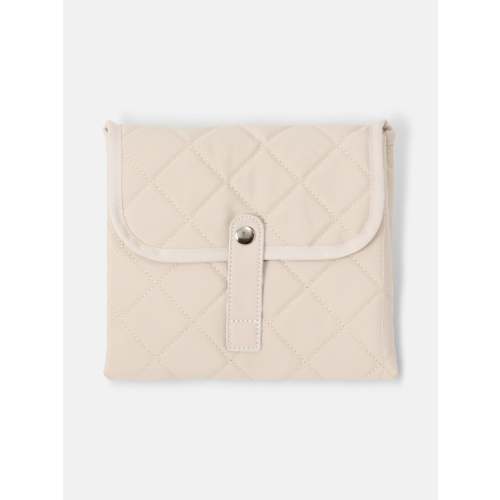 Sand Quilted Change Mat | Sable Bebe