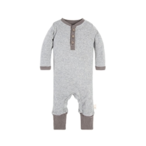 Organic Cotton Henley One Piece Baby Jumpsuit