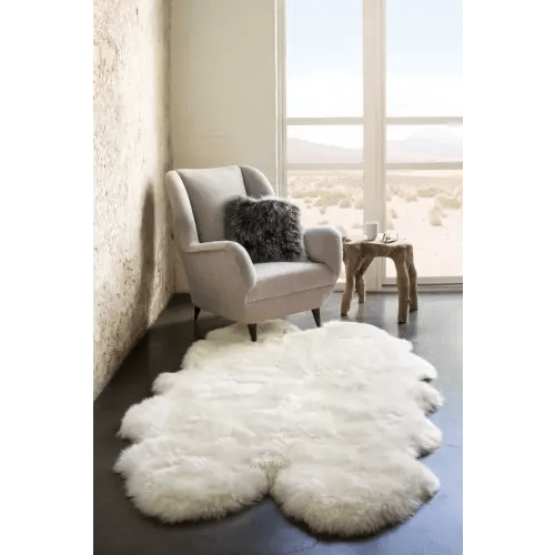 4-Pelt (4' x 6') Australian Sheepskin Area Rug