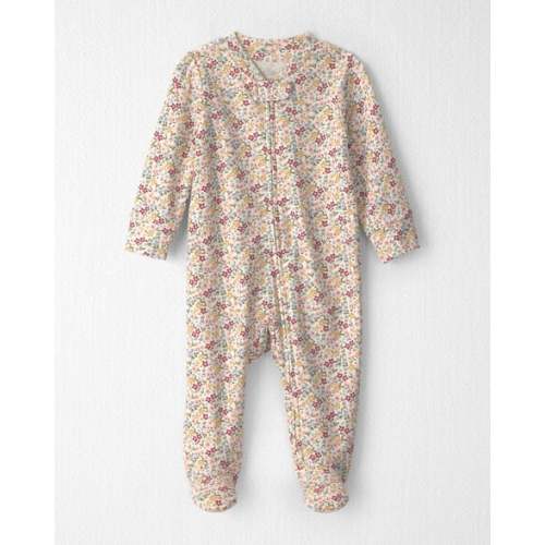 Baby Girl Organic Cotton Sleep & Play Pajamas in Floral - Little Planet | Carter's