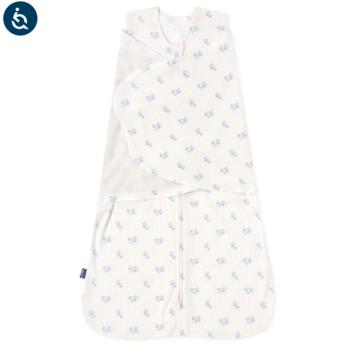 Vintage Floral Cotton Swaddle. Small Vintage Floral.