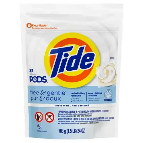 Tide PODS Free & Gentle Laundry Detergent Soap Pacs