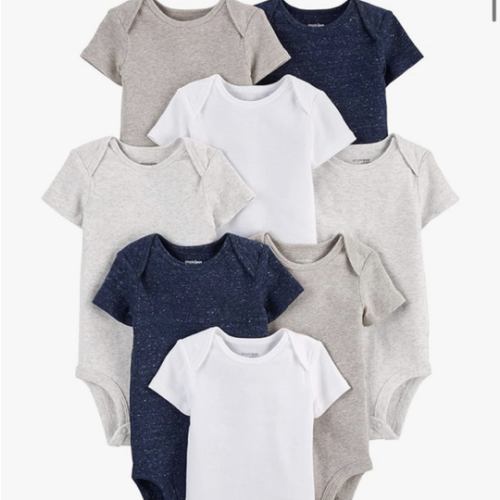 Simple Joys by Carter's Baby 8-Pack Short-Sleeve Bodysuit