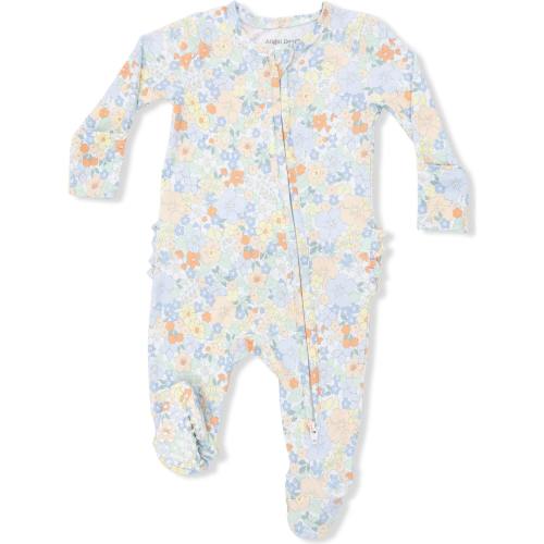 Georgia Floral - 2 Way Ruffle Footie 6-9m
