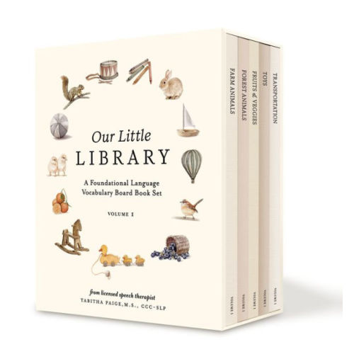Our Little Library: A Foundational Language Vocabulary Board Book Set for Babies by Tabitha Paige, Other Format | Barnes & Noble®