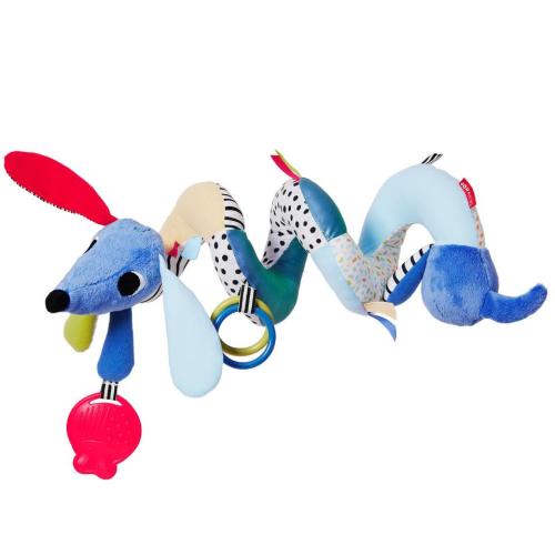 Skip Hop Vibrant Village Musical Spiral Stuffed Stroller Bar Toy - Dog