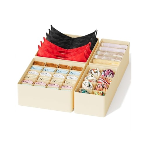 4 Pack Underwear Organizer – SpaceAid