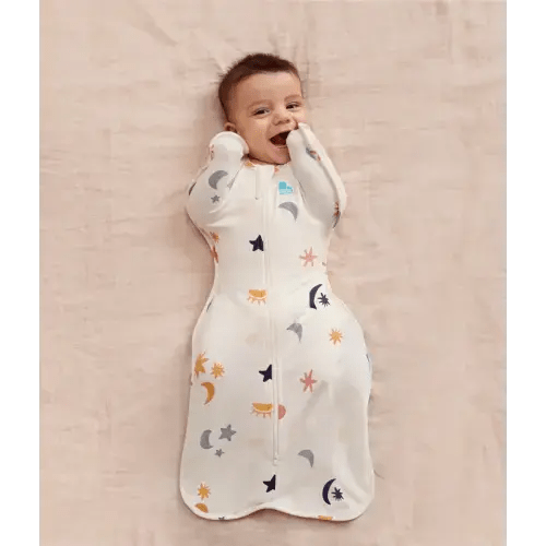 Swaddle Up™ 1.0 TOG Organic Cotton Buff Lunar