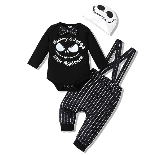 VINUOKER Infant Baby Boy Halloween Clothes Halloween Costumes Gentleman Outfits Set For Baby Toddler Boys