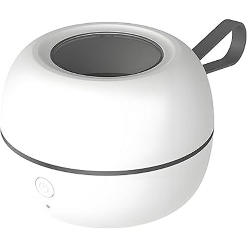 PandaEar Portable UV Pacifier Sanitizer, USB Rechargeable Mini Sanitizer Case, 99.9% Cleaned in 3 Minutes, Portable Baby Pacifier Cleaner for Travel and Home Use