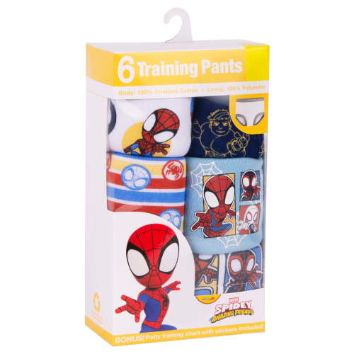 Character Toddler Boy Training Pants, 6 - Pack, Sizes 2T-3T