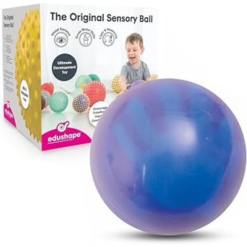 Edushape Color Changing Baby Sensory Ball - Fun Interactive 7 Inch Kids Incredi Ball - Play Throw Squeeze Touch Bounce & Roll Enhance Motor Skills, Logic, Reasoning, and Hand-Eye Coordination