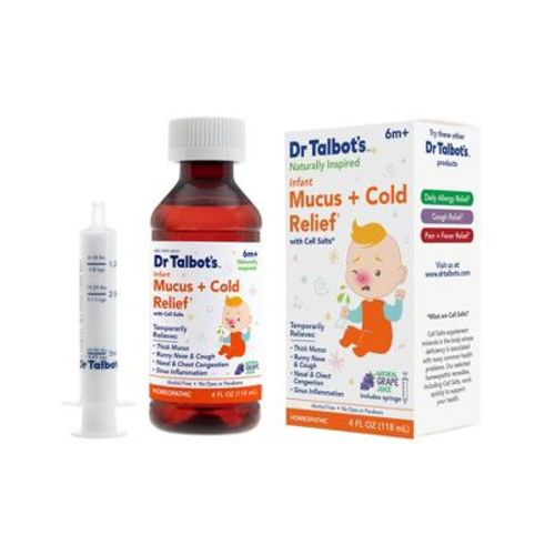 Dr. Talbot's Infant Mucus & Cold Relief with Cell Salts - Grape- 4 fl oz