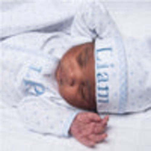 Magnolia Baby Boy Gingham Dots Converter in Light Blue