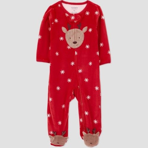 Carter's Just One You® Baby Holiday Reindeer Sleep N' Play - Red 6M