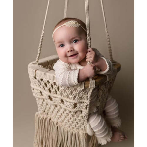 Handmade Macrame Baby Swing Bohemian Swing