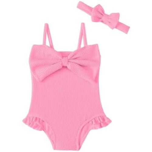 Mioglrie Baby Swimsuit Girl Infant Girl Bathing Suits Newborn One Piece Swimwear for Girls Summer Beach Swim Suit