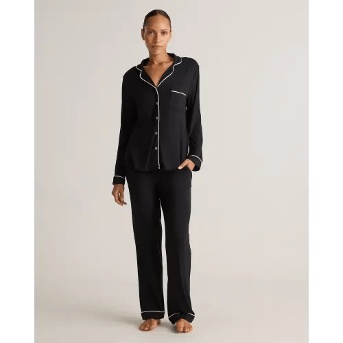 Bamboo Jersey Long Sleeve Pajama Set