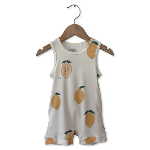 Ex-Squeeze Me Sleeveless Shorty Romper Luxe Edition | Cotton Bamboo Blend