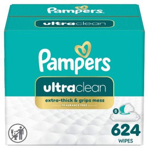 Pampers Ultra Clean Baby Wipes - 624ct