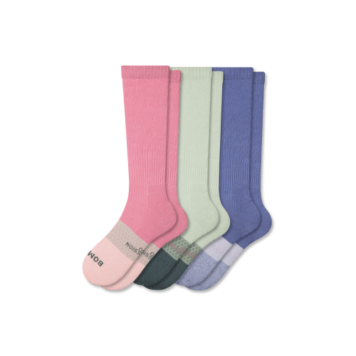 Women's Everyday Compression Knee High Sock 3-Pack (15-20mmHg)