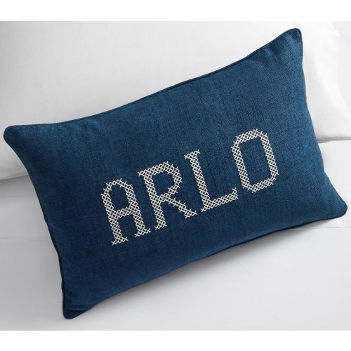 Cross Stitch Personalized Pillow Cover