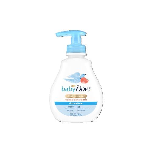 Dove Baby, Sensitive Skin Care, Hypoallergenic Wash, Rich Moisture, 6.5 fl oz (192 ml)