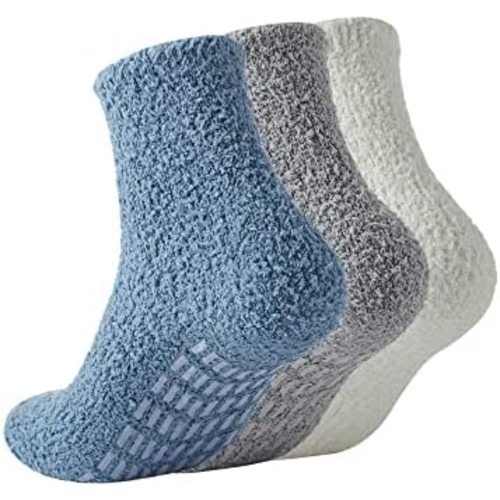 Breslatte Non Slip Hospital Socks with Grips for Women Grip Slipper Socks for Women Gifts