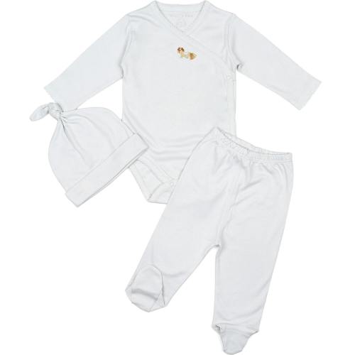 Embroidered Three Piece Set