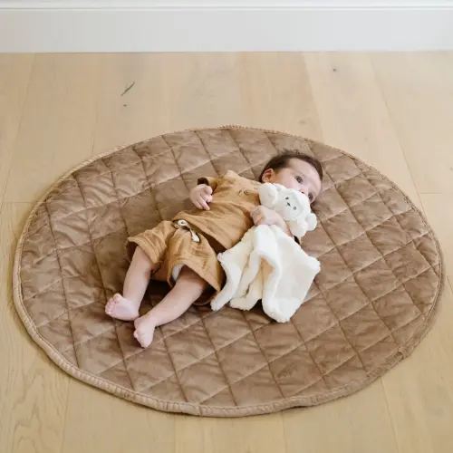 Saranoni Minky Play Mat - Hazelnut