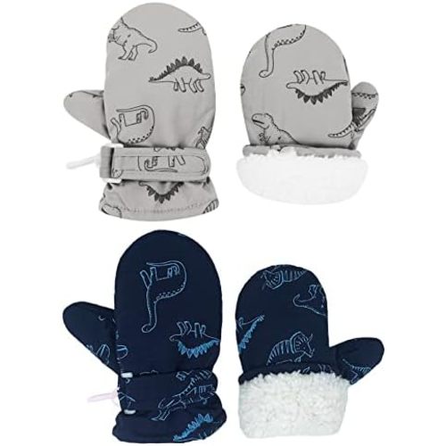 Toddler Gloves Kids Mittens Winter Warm Lined Fleece Gloves Waterproof Snow Baby Mitten for Boys Girls