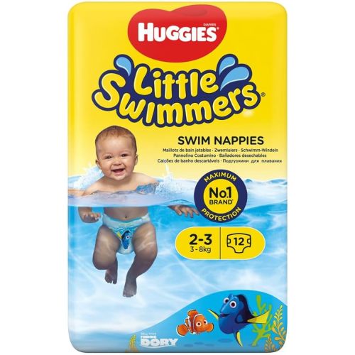 Huggies Little Swimmers Disposable Swim Diapers, X-Small (7lb-18lb.), 12-Count